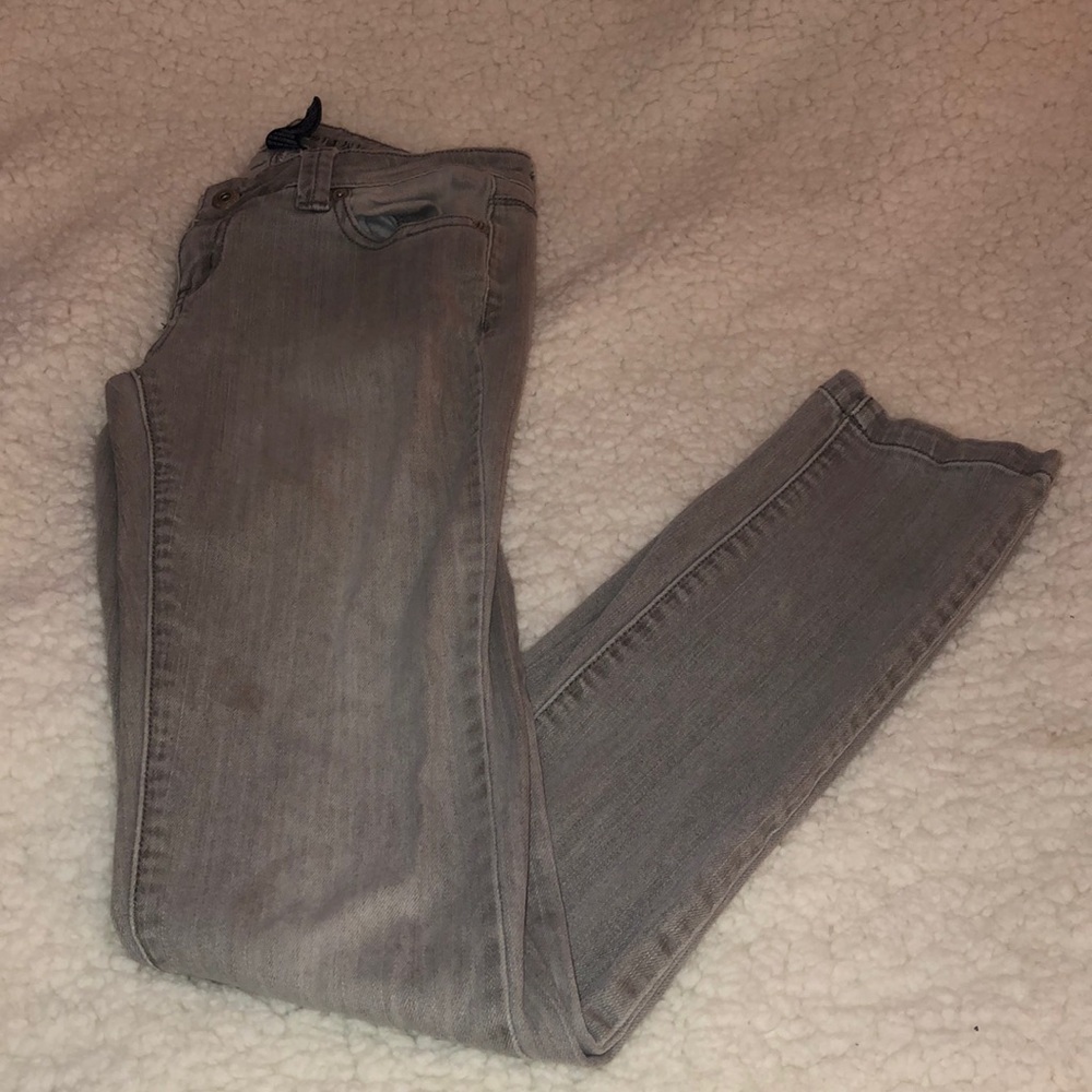 Gray jeans